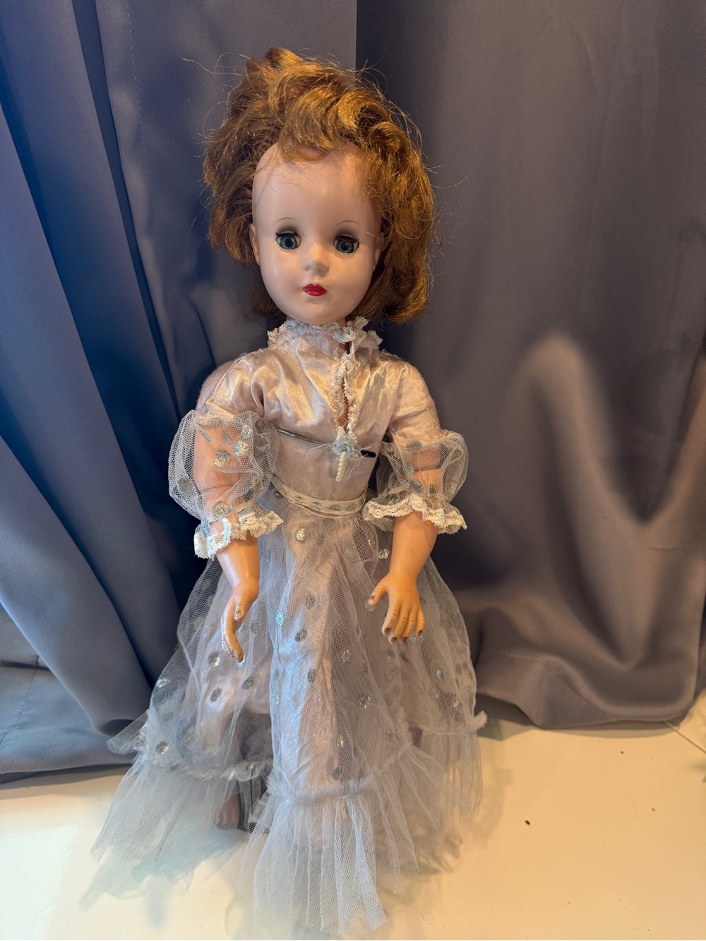 Vintage RARE Sweet Susie Walker Doll Jointed Blinking eyes turns head